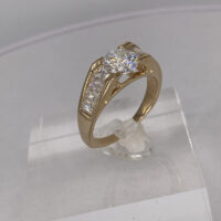 Cubic Zirconia Ring- Estate Piece - Image 3