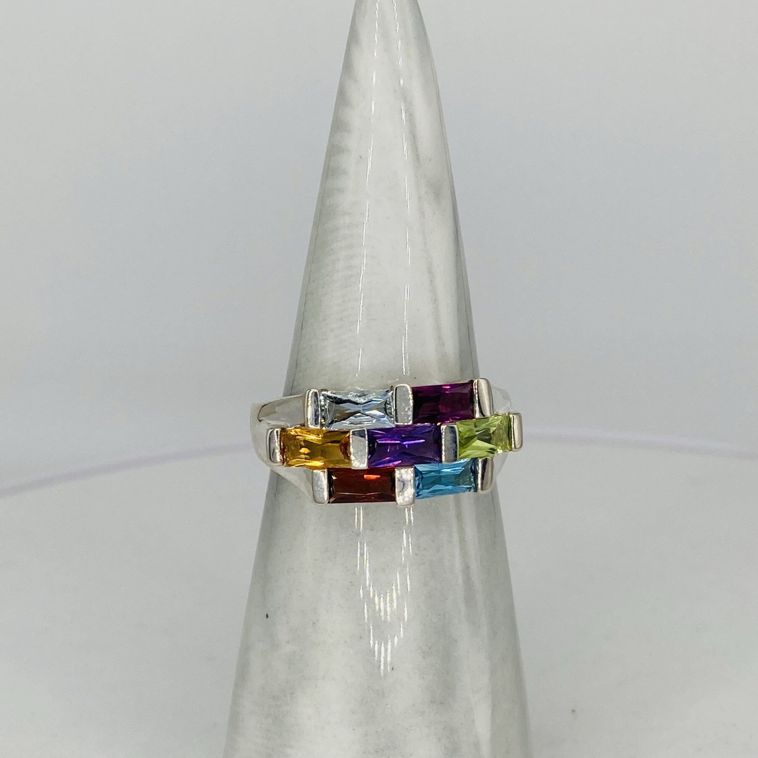 Multi Gemstone Ring- Estate Piece - Jewelers Loupe St George, Utah