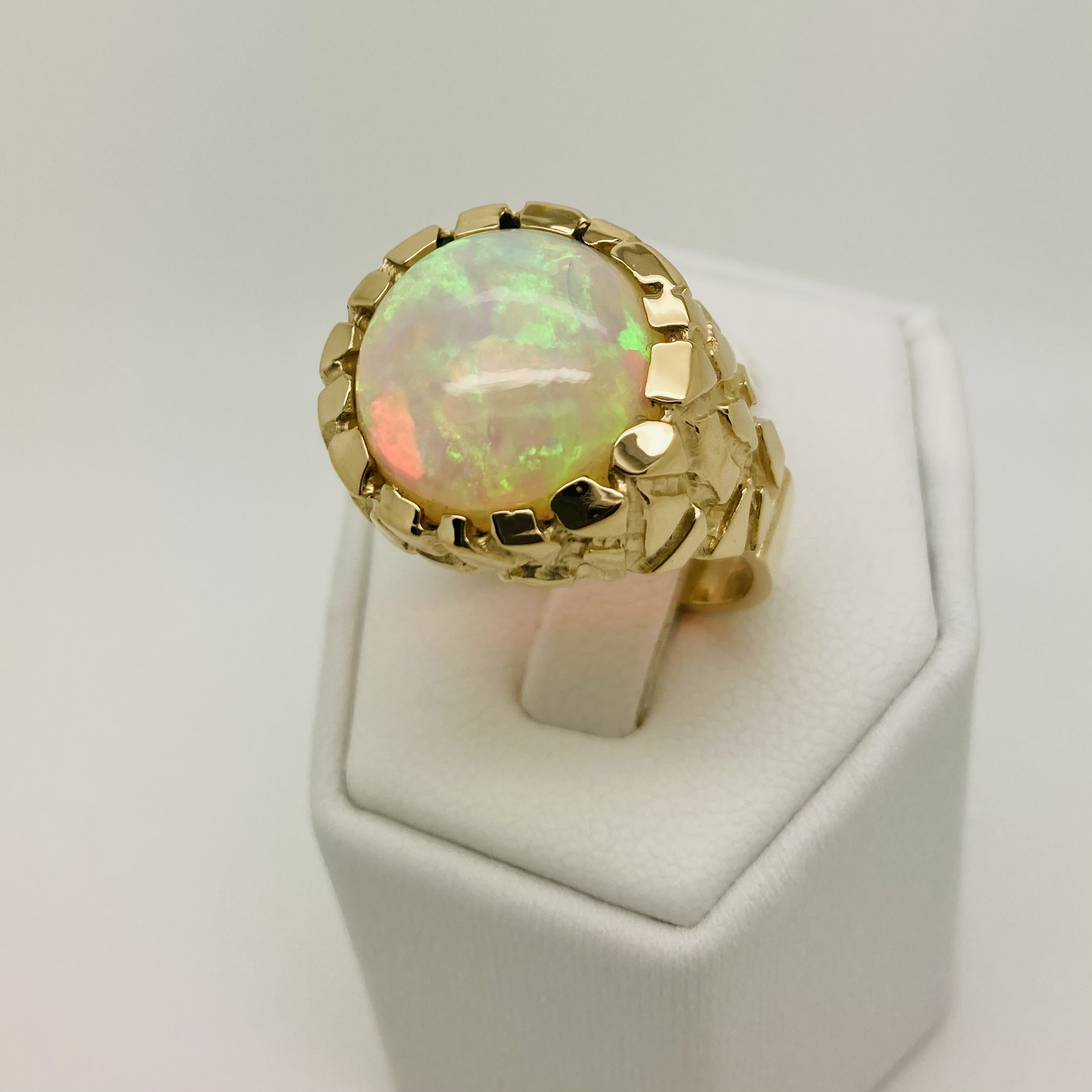 Opal Men's Ring - Jewelers Loupe St George, Utah