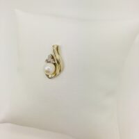 Pearl Pendant with Diamond Accents - Image 2