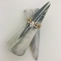 Diamond Engagement Ring with Wedding Band