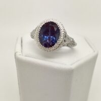 Custom Alexandrite Ring - Image 3