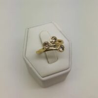Champagne Diamond Bypass Ring