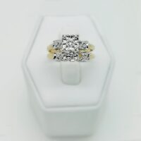 Diamond Wedding Set-New Antique Style