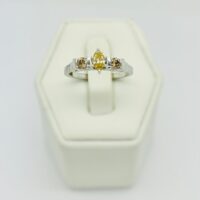 Custom Yellow Diamond Ring